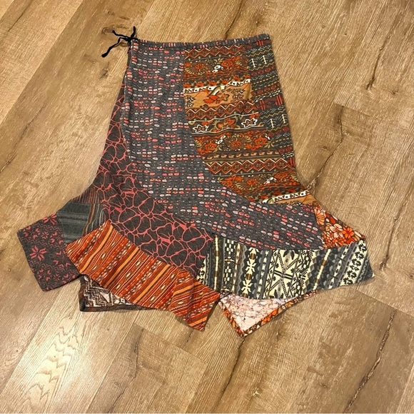 Sacred Threads Skirt Women Kerchief Hem Boho Western Hippy Midrise Long … - Picture 1 of 8